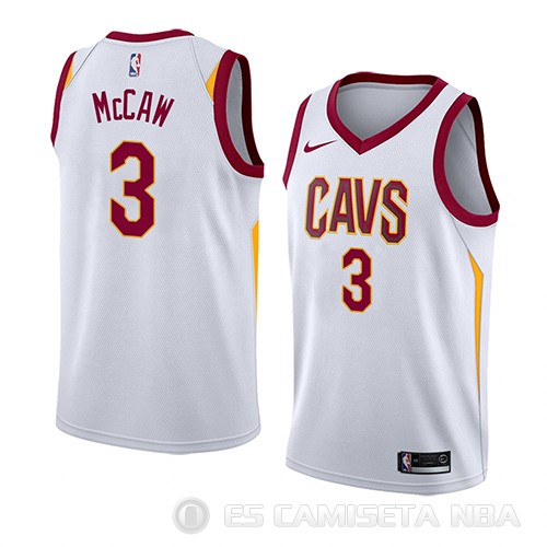 Camiseta Patrick Mccaw #3 Cleveland Cavaliers Association 2018 Blanco - Haga un click en la imagen para cerrar